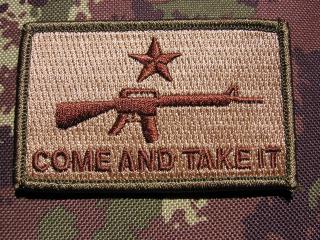 Patch Texas "Come And Take It"